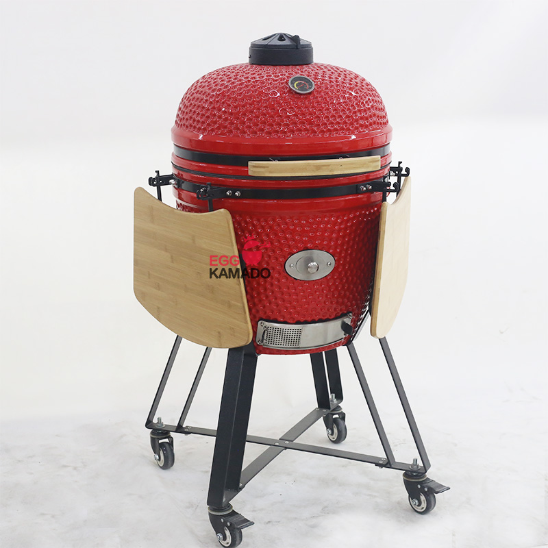 EGGKAMADO Keramische Kamado BBQ Grill Chip Feeder