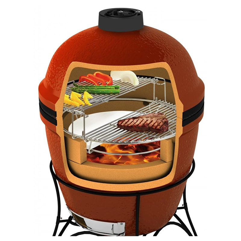 Wat is het Kamado Divide and Conquer-systeem van keramische eiergrill?